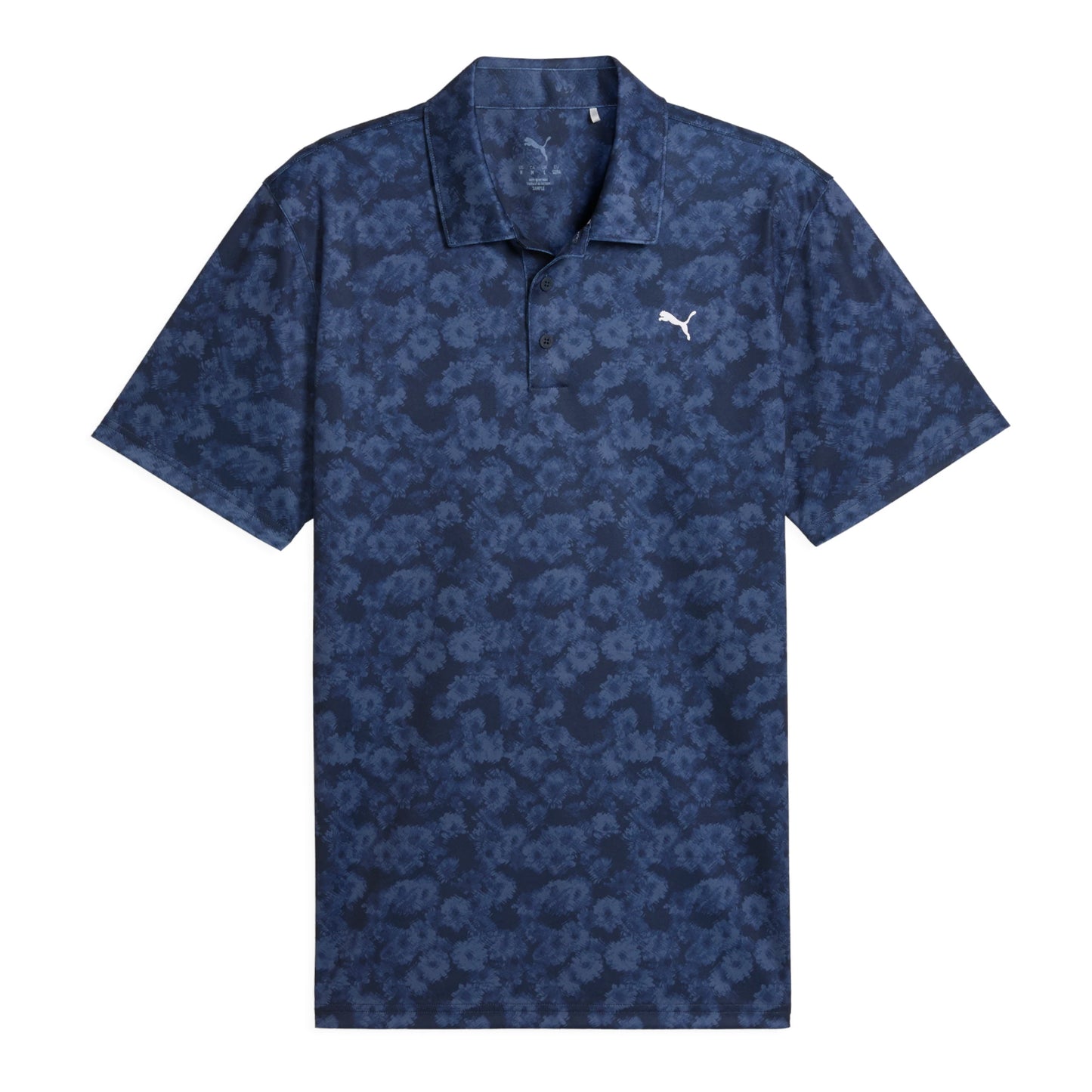 Puma Cloudspun Argyle Bloom Golf Polo Shirt 634854