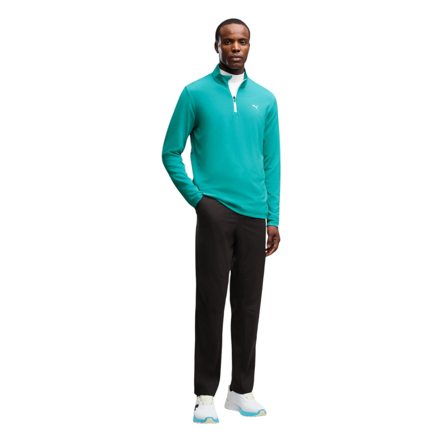 Puma Pure 3.0 Texture 1/4 Zip Golf Mid Layer 635476