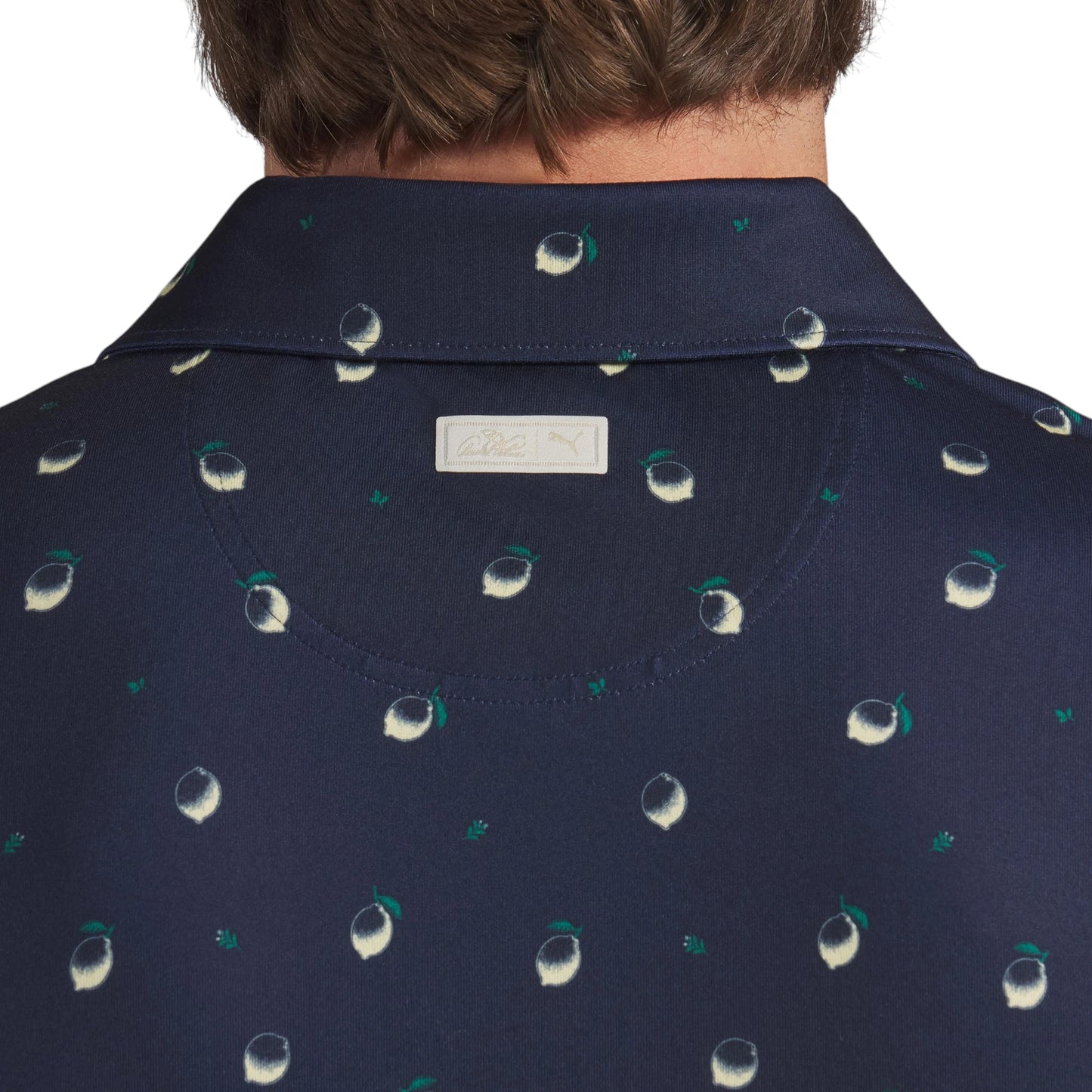Puma X Arnold Palmer Cloudspun Lemon Golf Polo Shirt 635591