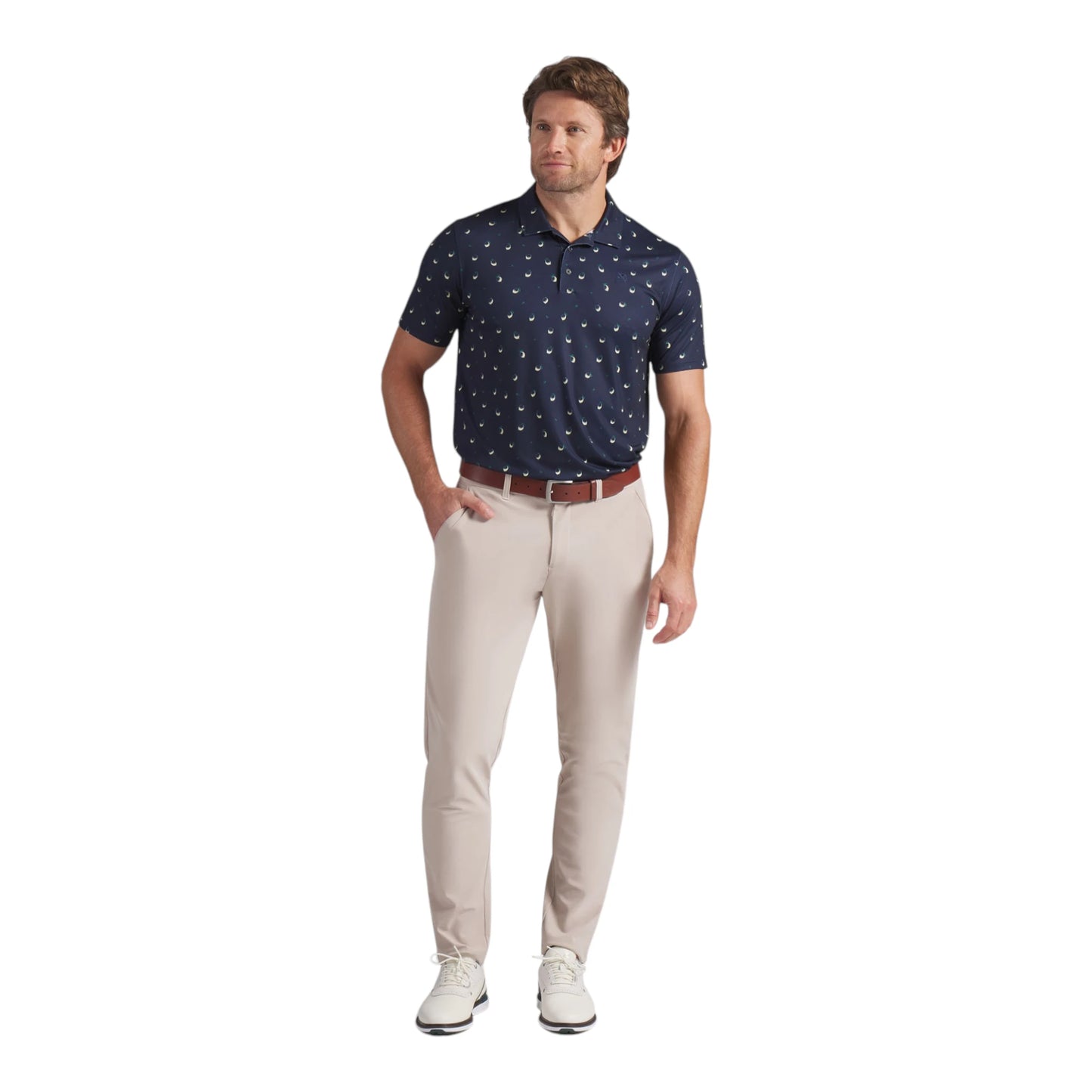 Puma X Arnold Palmer Cloudspun Lemon Golf Polo Shirt 635591