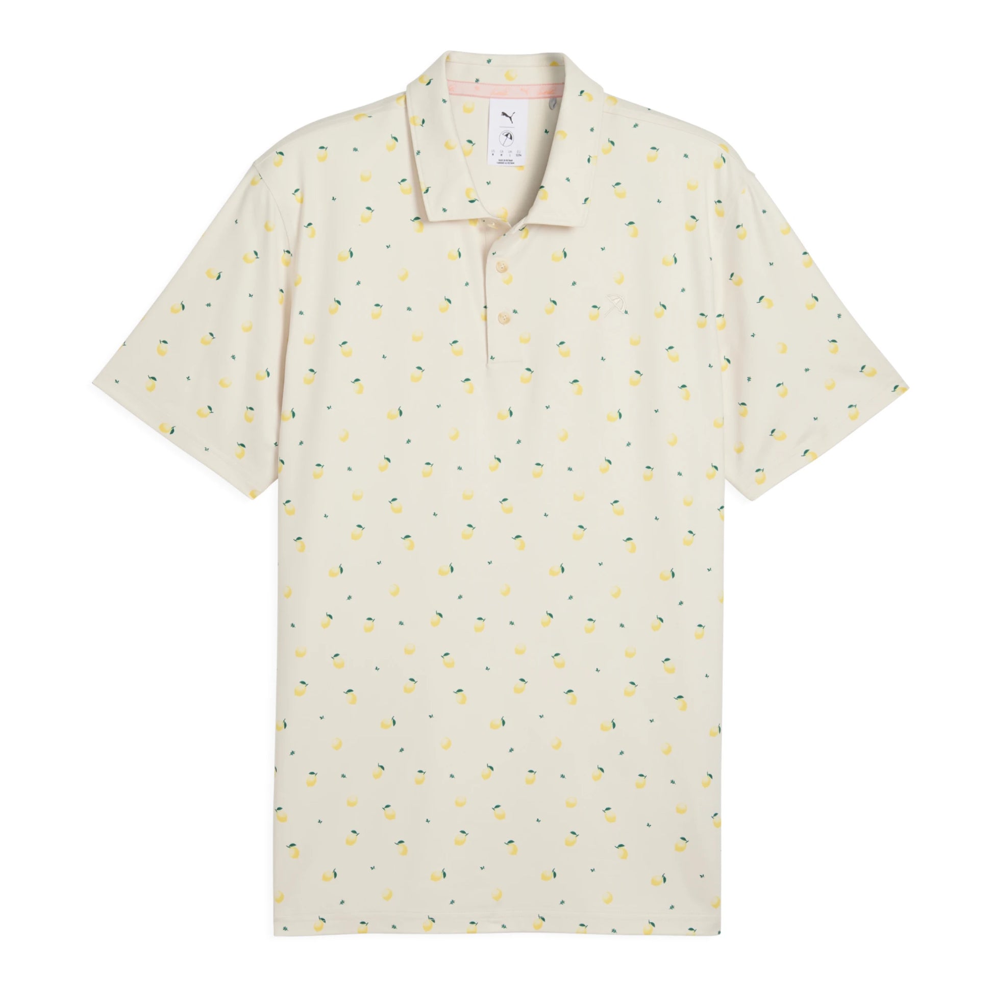 Puma X Arnold Palmer Cloudspun Lemon Golf Polo Shirt 635591