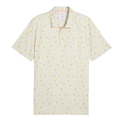 Puma X Arnold Palmer Cloudspun Lemon Golf Polo Shirt 635591