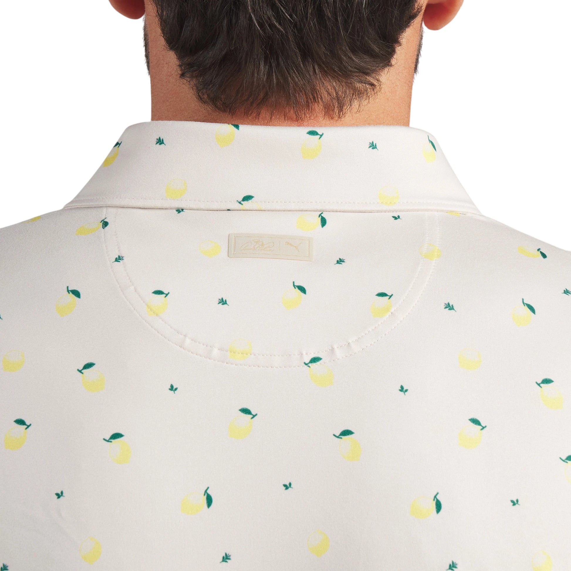 Puma X Arnold Palmer Cloudspun Lemon Golf Polo Shirt 635591