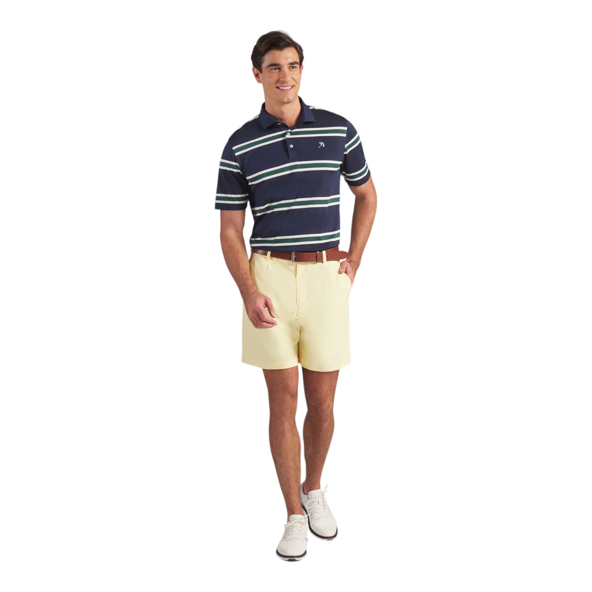 Puma X Arnold Palmer Pique Stripe Golf Polo Shirt 635592