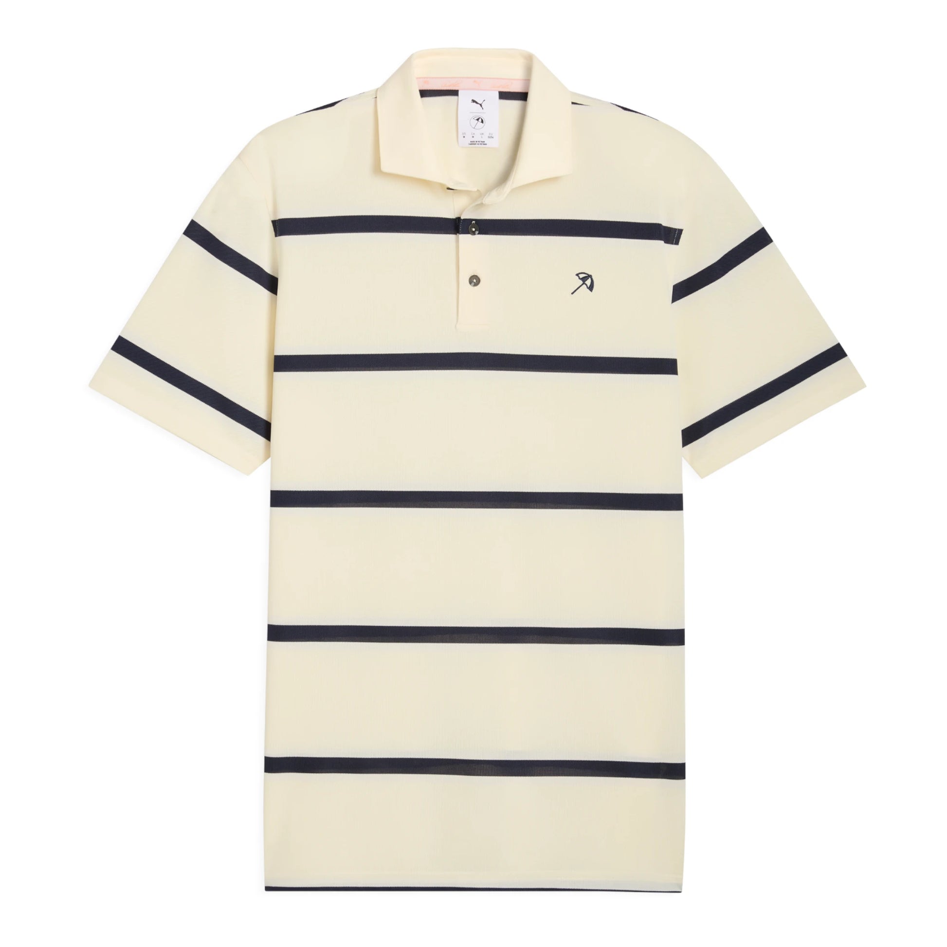 Puma X Arnold Palmer Pique Stripe Golf Polo Shirt 635592