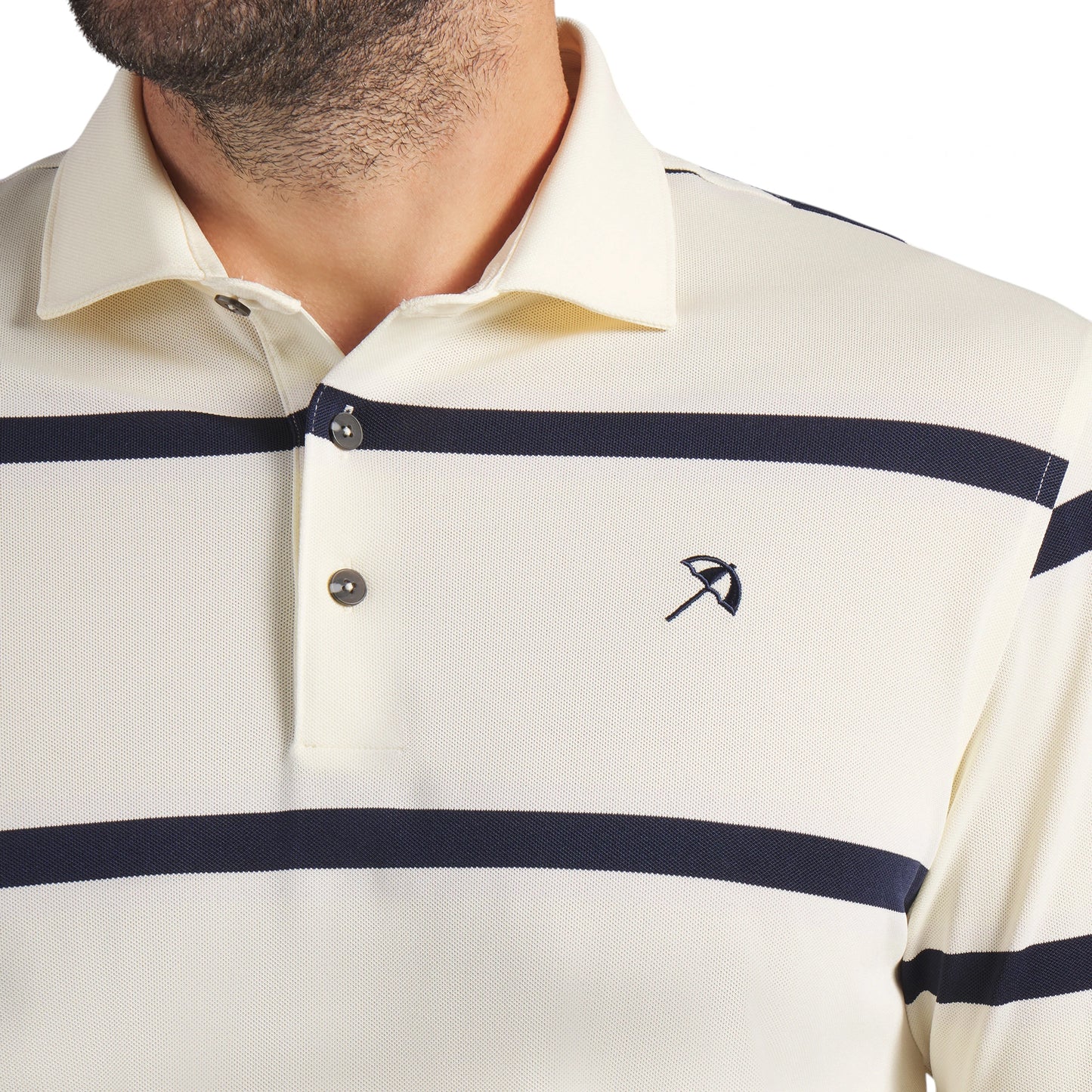 Puma X Arnold Palmer Pique Stripe Golf Polo Shirt 635592