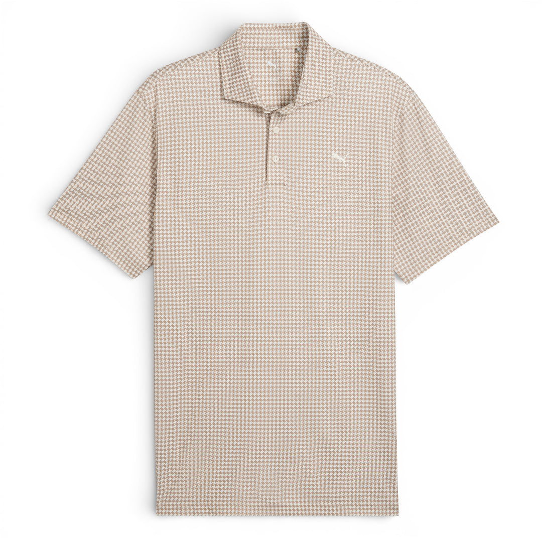 Puma Mono Check Golf Polo Shirt 636471