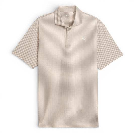 Puma Mono Check Golf Polo Shirt 636471