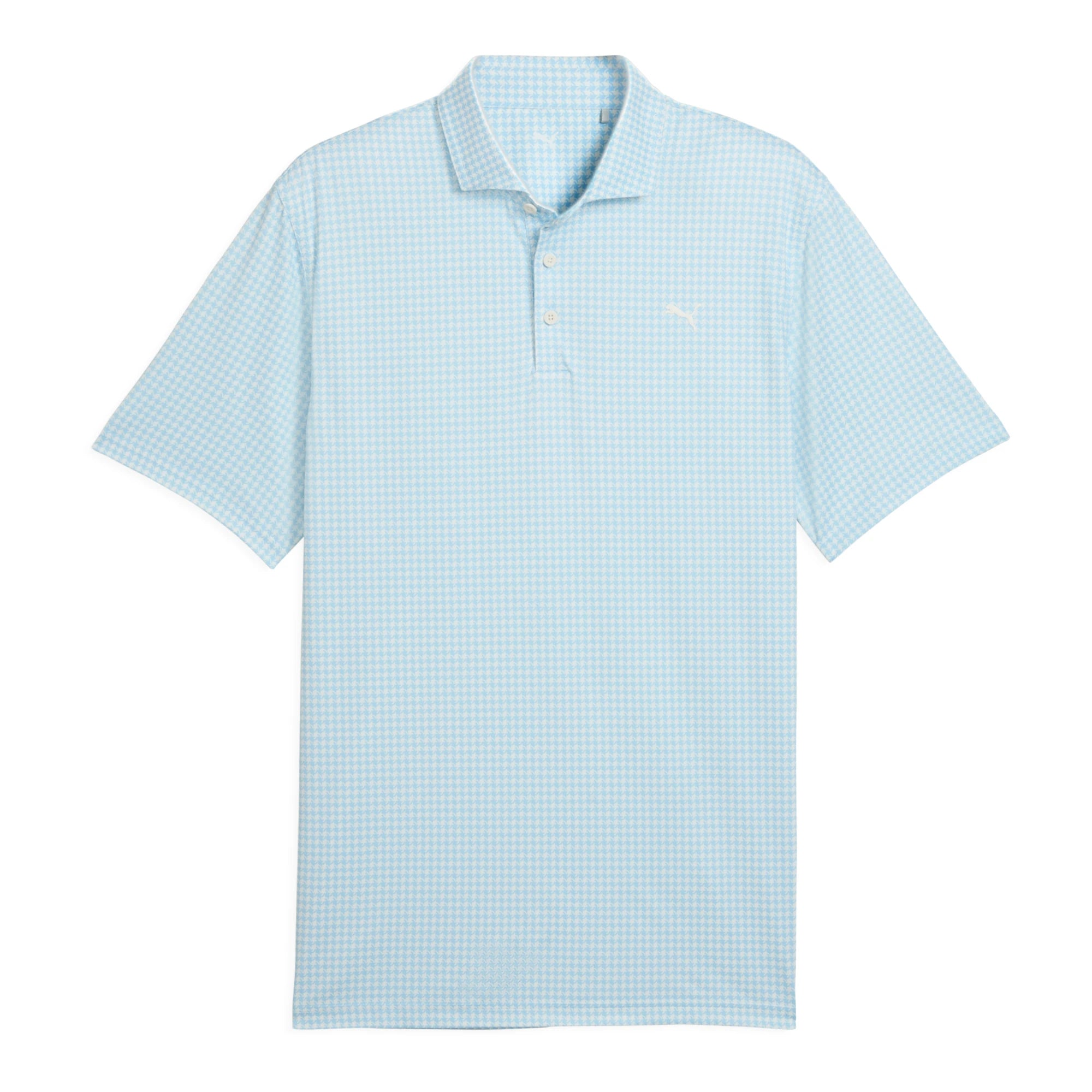 Puma Cloudspun Mono Check Golf Polo Shirt 636471