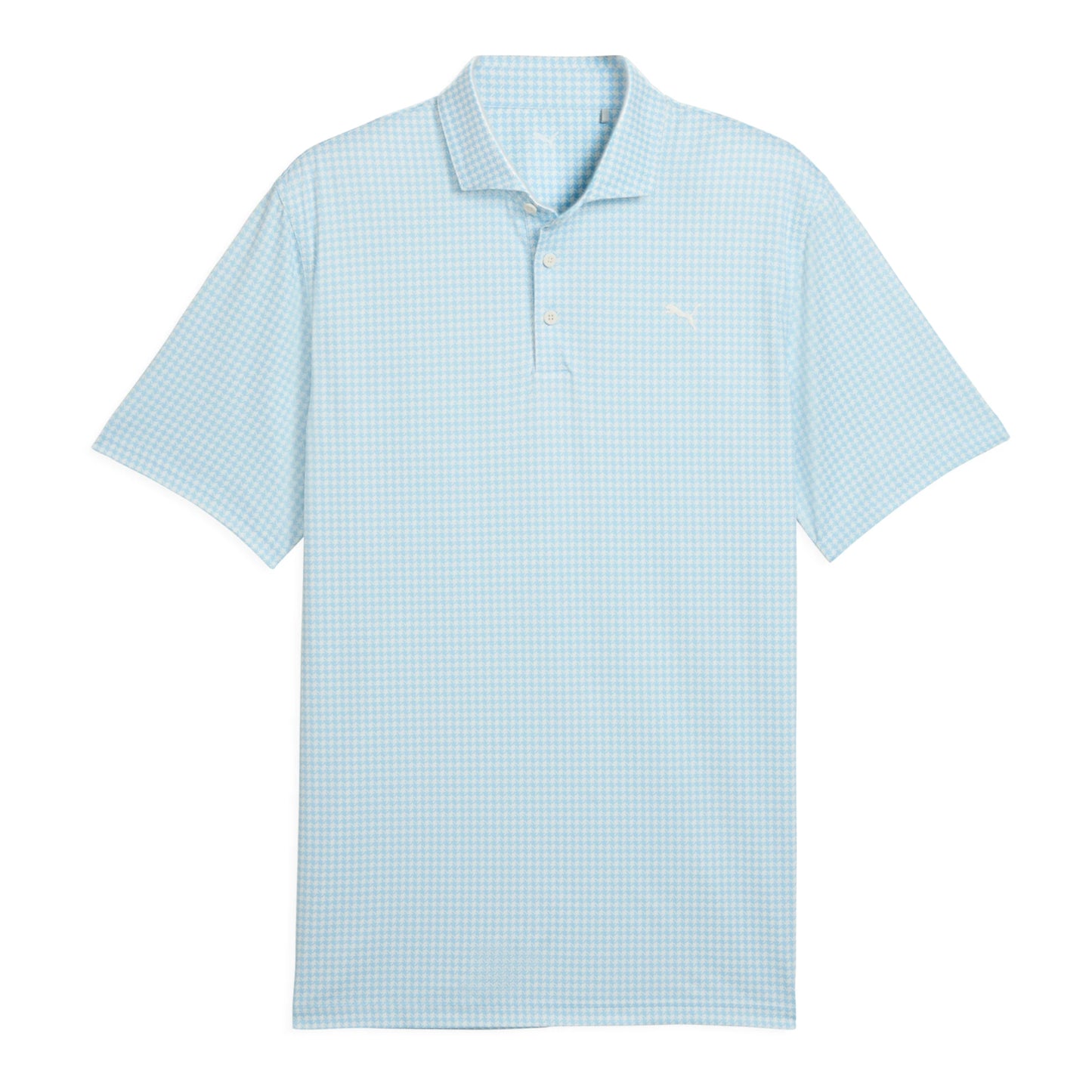 Puma Cloudspun Mono Check Golf Polo Shirt 636471