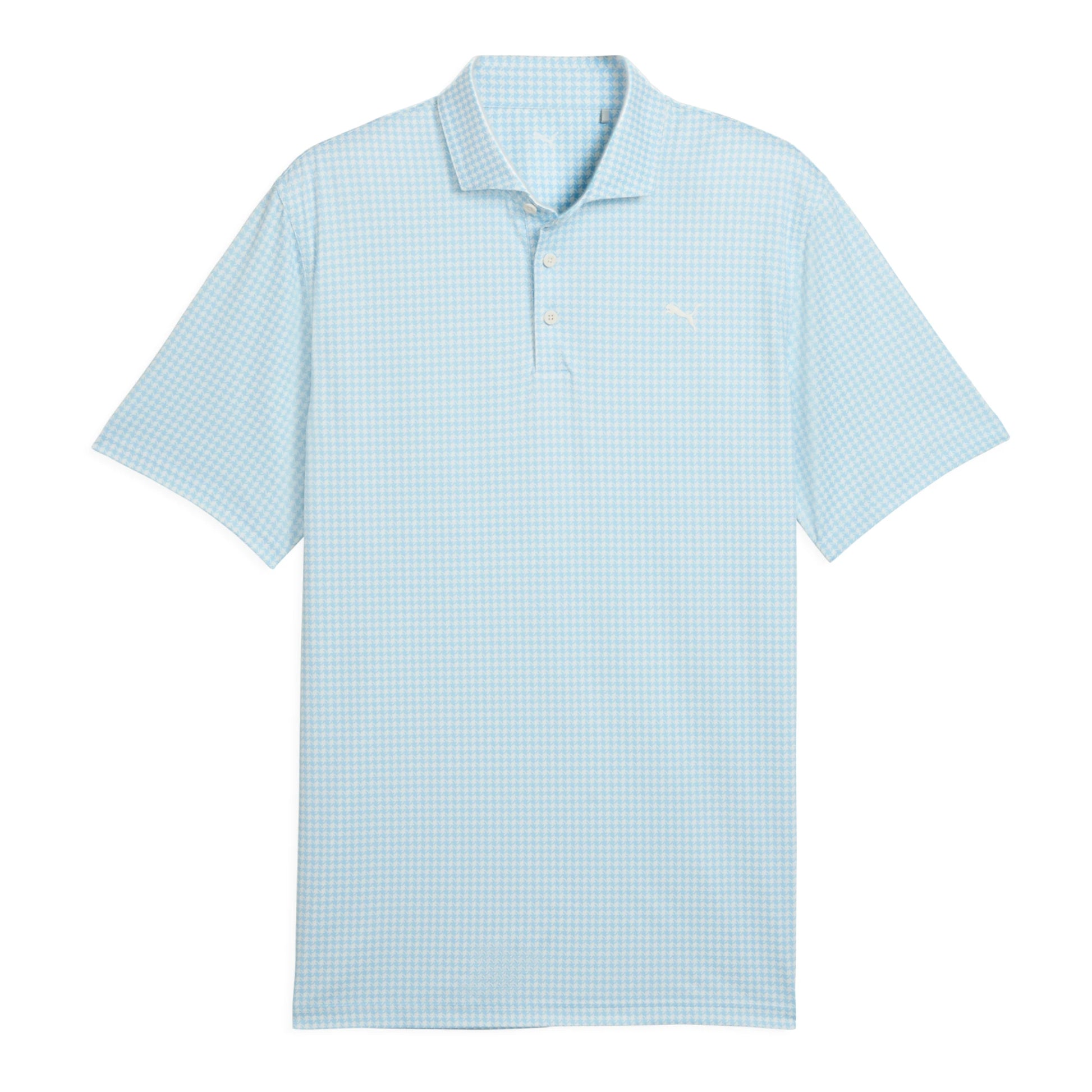 Puma Cloudspun Mono Check Golf Polo Shirt 636471