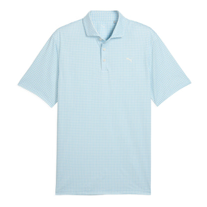 Puma Cloudspun Mono Check Golf Polo Shirt 636471