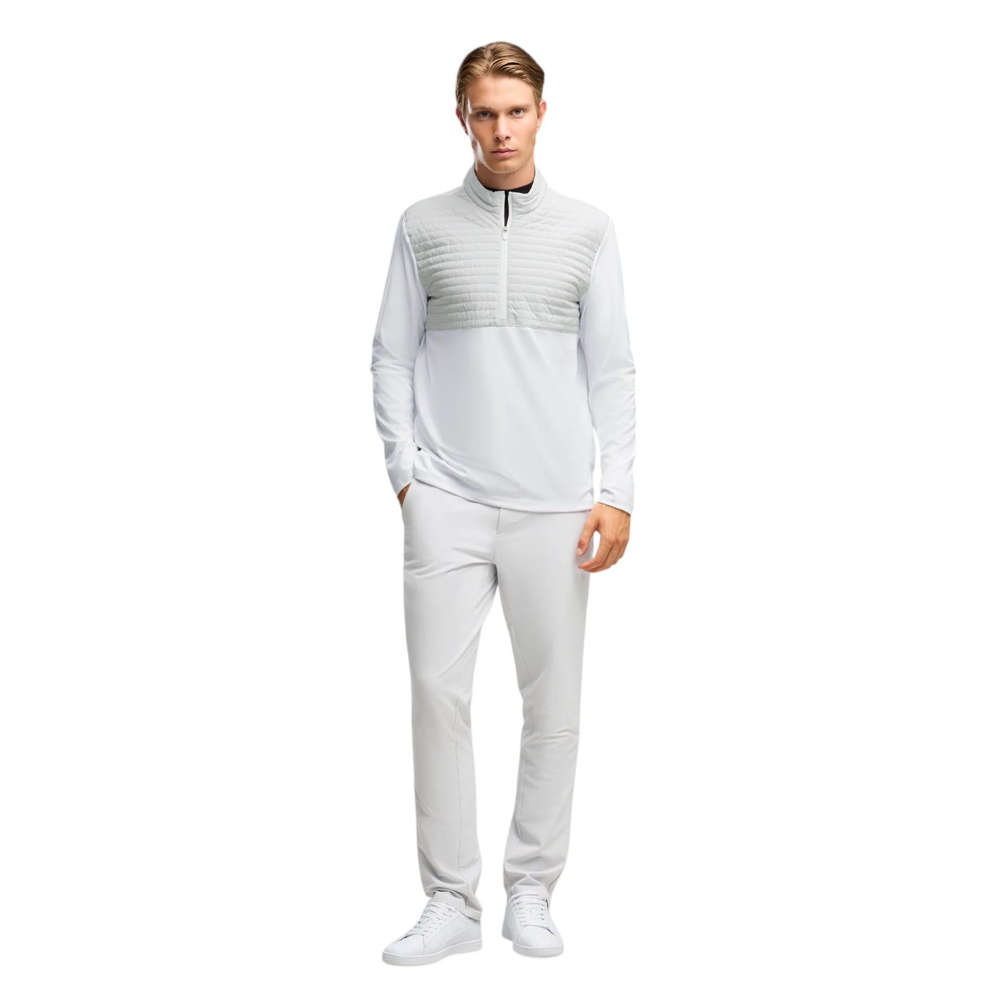 Puma Cloudspun Tech Hybrid 1/2 Zip Golf Mid Layer 637665