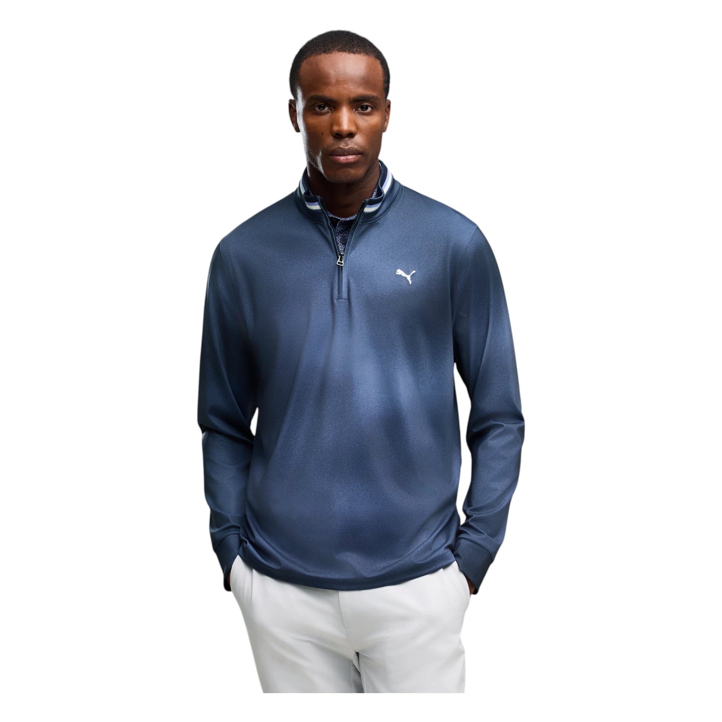 Puma Coastal Claret 1/4 Zip Golf Mid Layer 637668