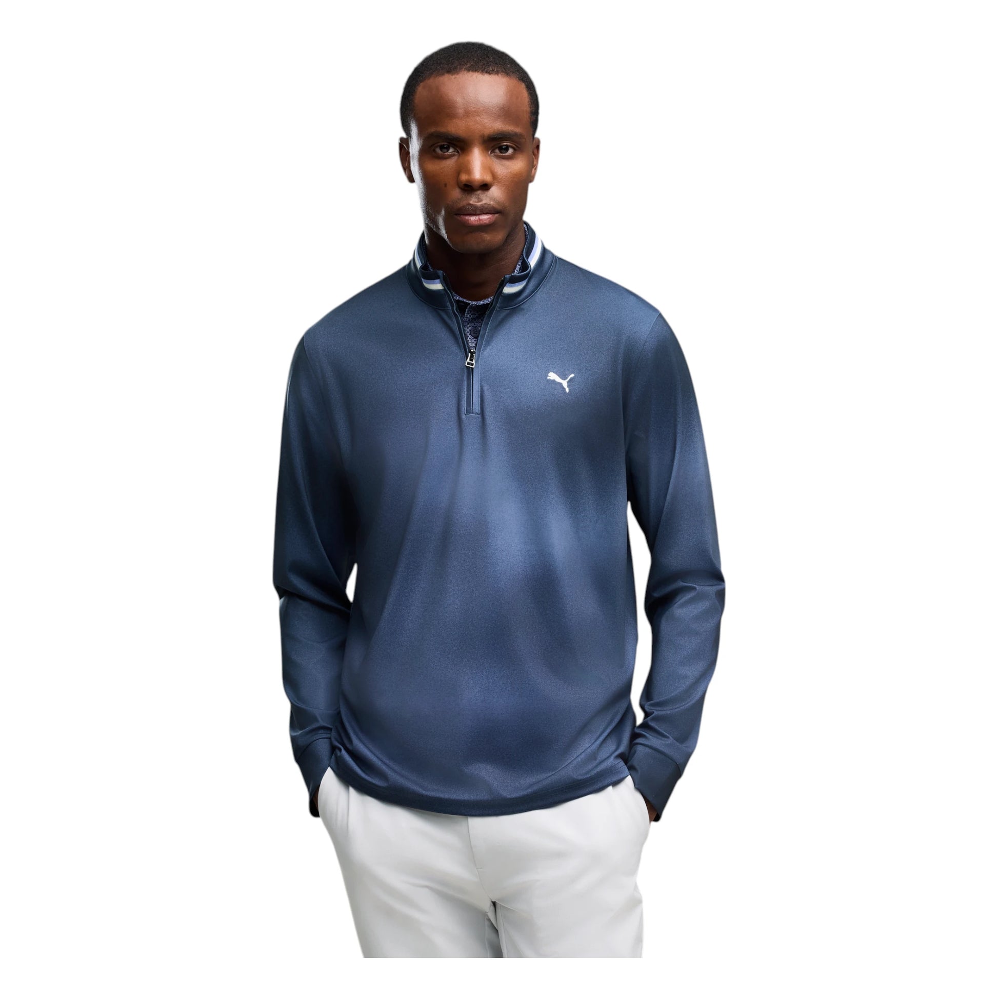 Puma Coastal Claret 1/4 Zip Golf Mid Layer 637668
