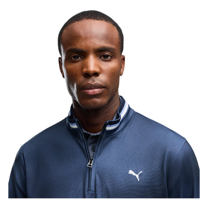 Puma Coastal Claret 1/4 Zip Golf Mid Layer 637668