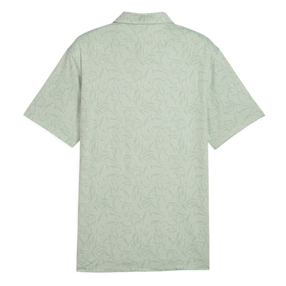 Puma Cloudspun Marine Botanical Golf Polo Shirt 637687