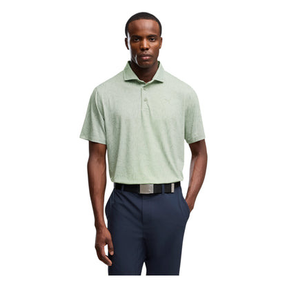Puma Cloudspun Marine Botanical Golf Polo Shirt 637687