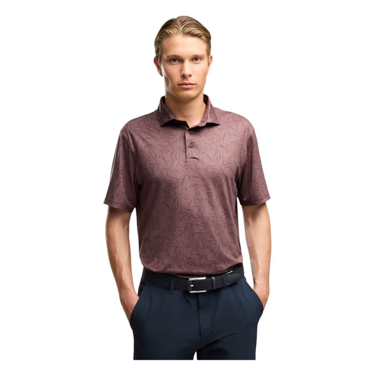Puma Cloudspun Marine Botanical Golf Polo Shirt 637687