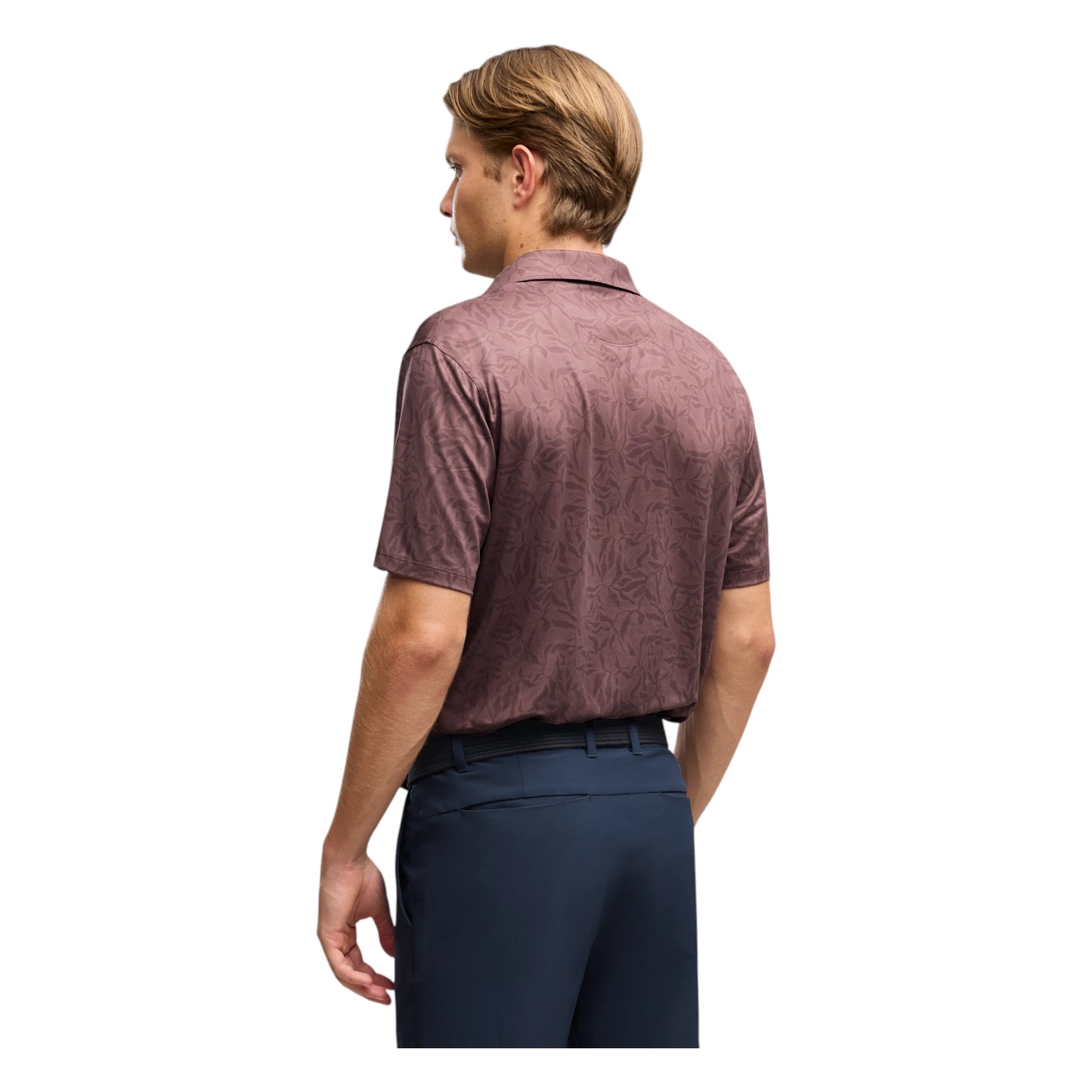 Puma Cloudspun Marine Botanical Golf Polo Shirt 637687