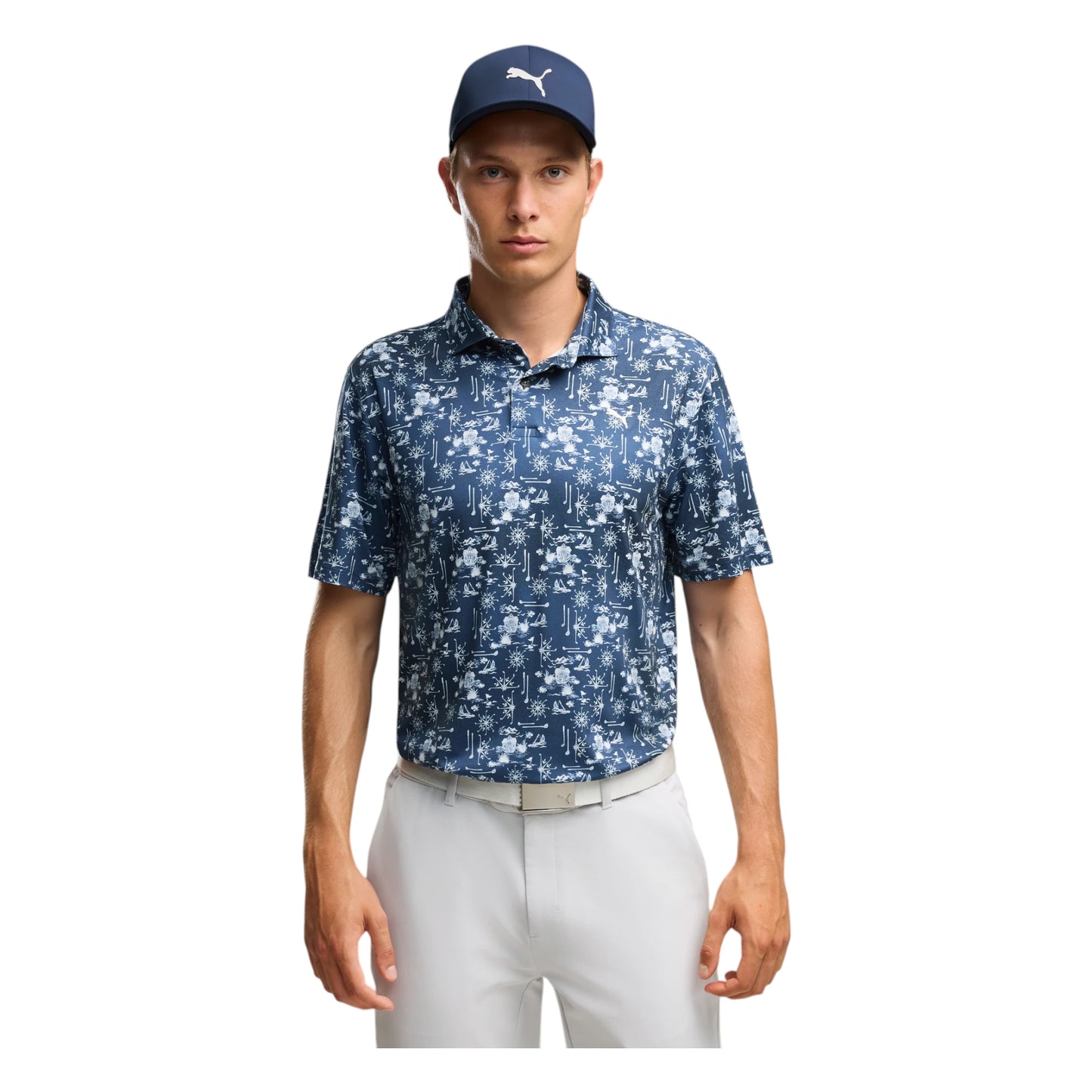 Puma Coastal Claret Golf Polo Shirt 637689