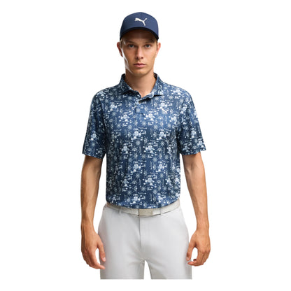 Puma Coastal Claret Golf Polo Shirt 637689