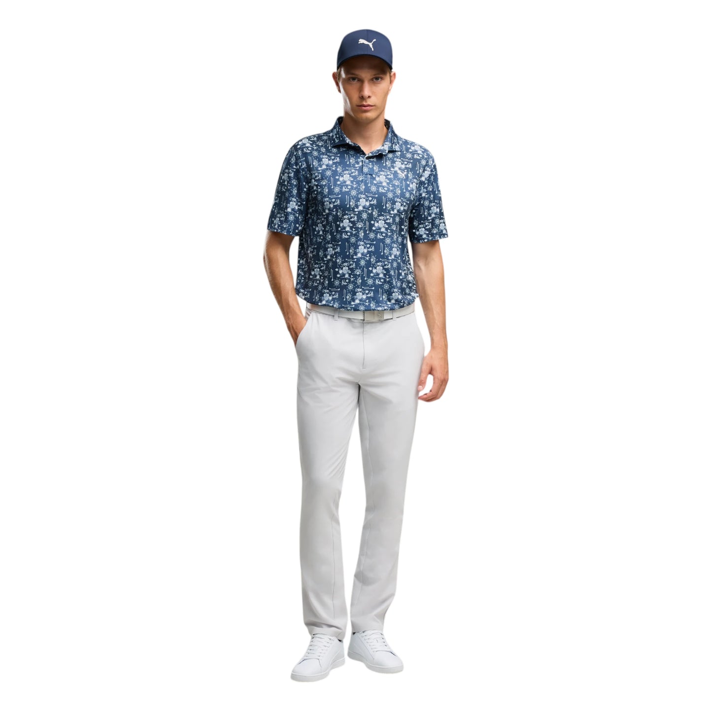 Puma Coastal Claret Golf Polo Shirt 637689