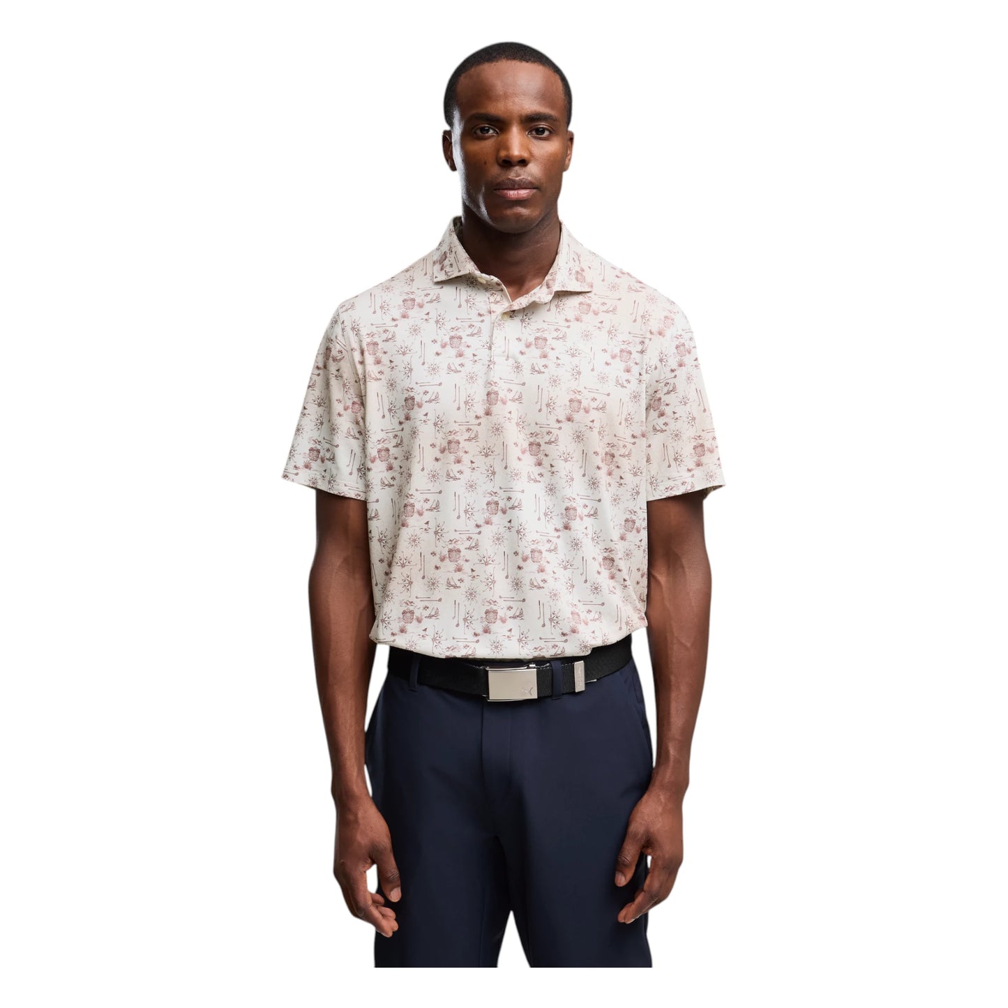 Puma Coastal Claret Golf Polo Shirt 637689