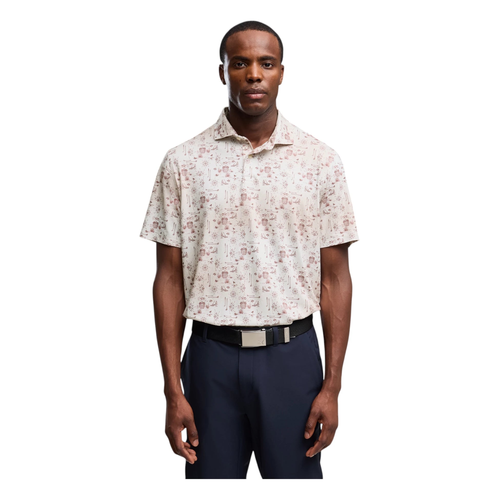 Puma Coastal Claret Golf Polo Shirt 637689