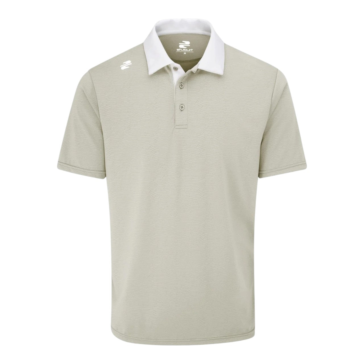 Stuburt Lit Golf Polo Shirt SBTS1457 Chalk - Clarkes Golf