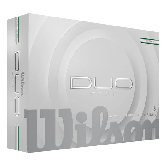 Wilson 2025 Duo Soft TRK360 Golf Balls | White/Green