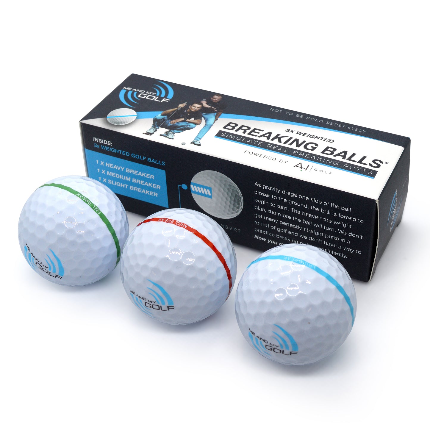 Me and My Golf Breaking Ball 11ft Putting Mat