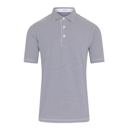 Ashworth Striped Tech Jersey Golf Polo Shirt AM1011