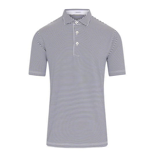 Ashworth Striped Tech Jersey Golf Polo Shirt AM1011
