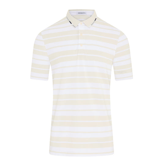 Ashworth Rugby Stripe Golf Polo Shirt AM1064