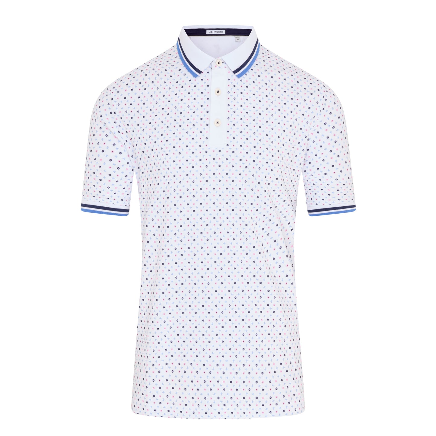 Ashworth Ditzy Floral Golf Polo Shirt AM1072