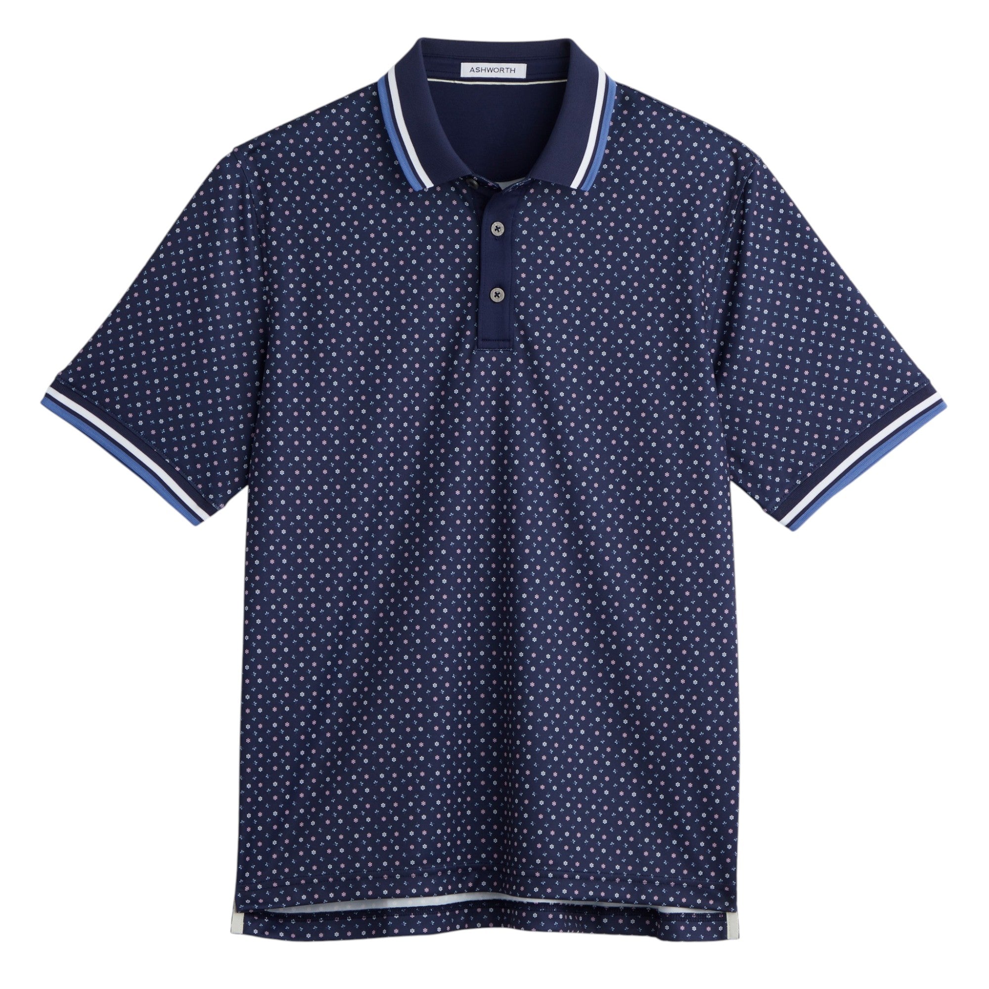Ashworth Ditzy Floral Golf Polo Shirt AM1072