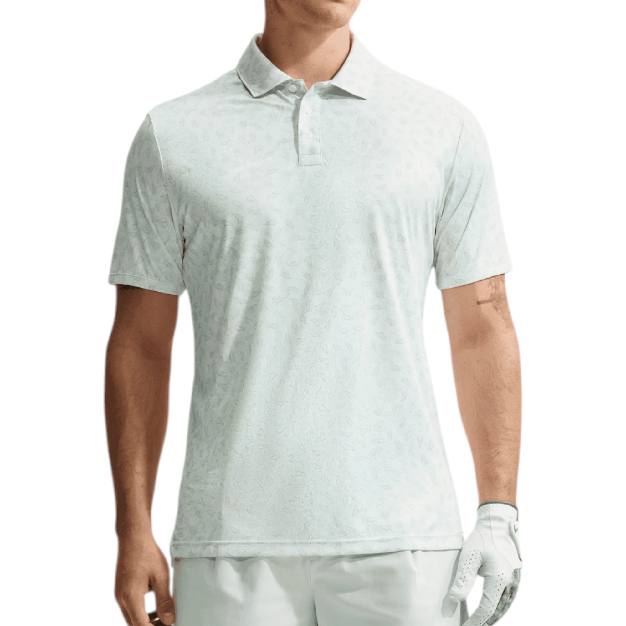 Nike Par Dri-FIT Grass Print Golf Polo Shirt IO0734