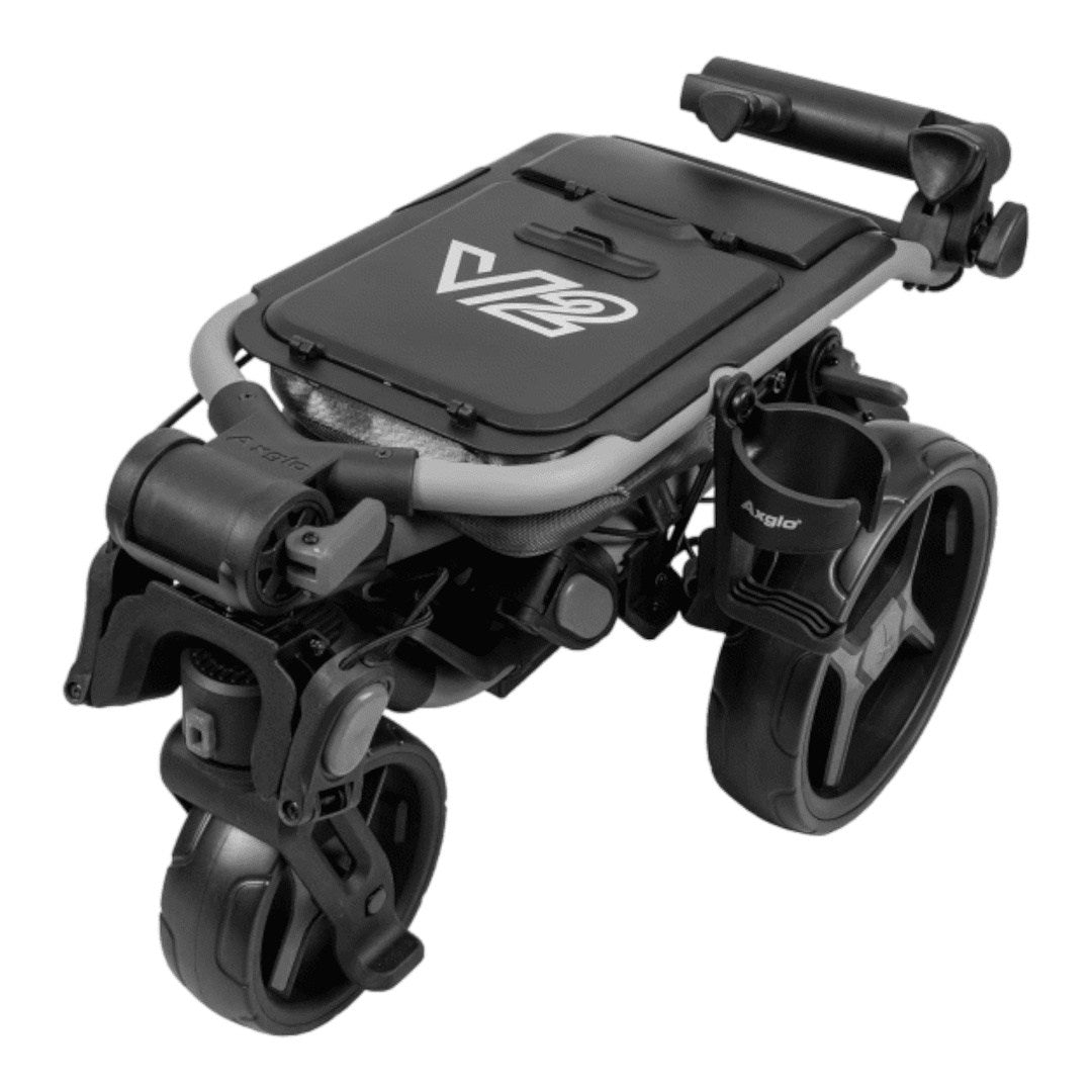 Axglo Tri-360 V2 Golf Trolley | Grey/Grey