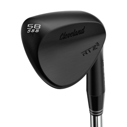 Left Handed Cleveland RTZ 2 Black Satin Golf Wedge | Steel
