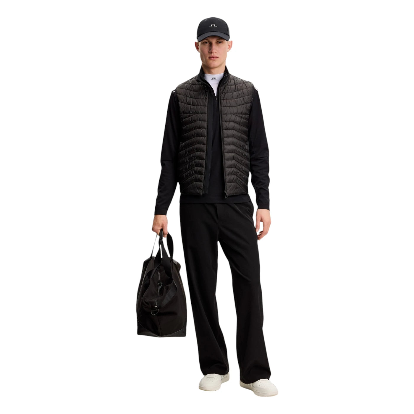 J.Lindeberg Heyden Quilt Hybrid Golf Vest BMOW16472