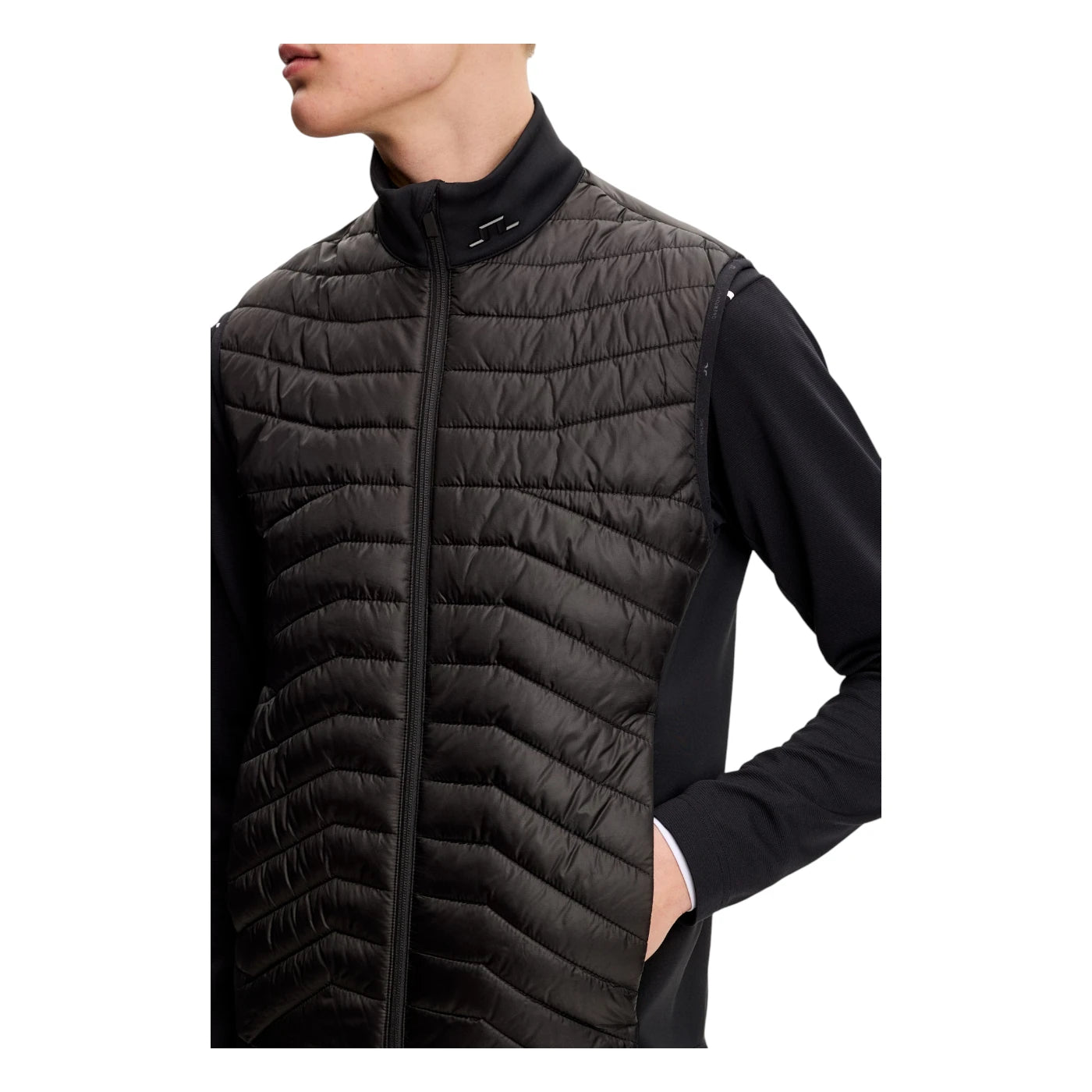 J.Lindeberg Heyden Quilt Hybrid Golf Vest BMOW16472