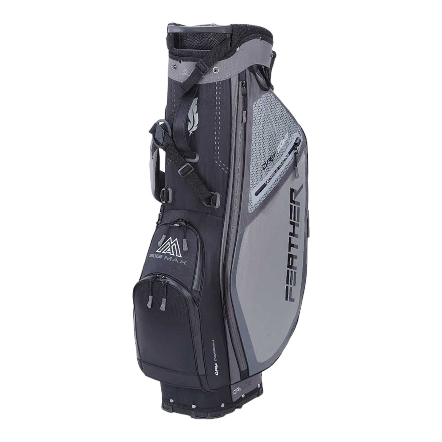 Big Max Dri-Lite Feather Golf Stand Bag 9S0273 Grey/Black