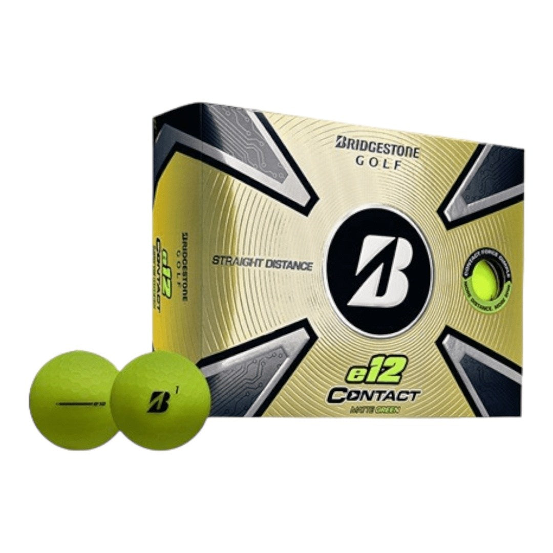 Bridgestone E12 Contact Golf Balls | Matte Green