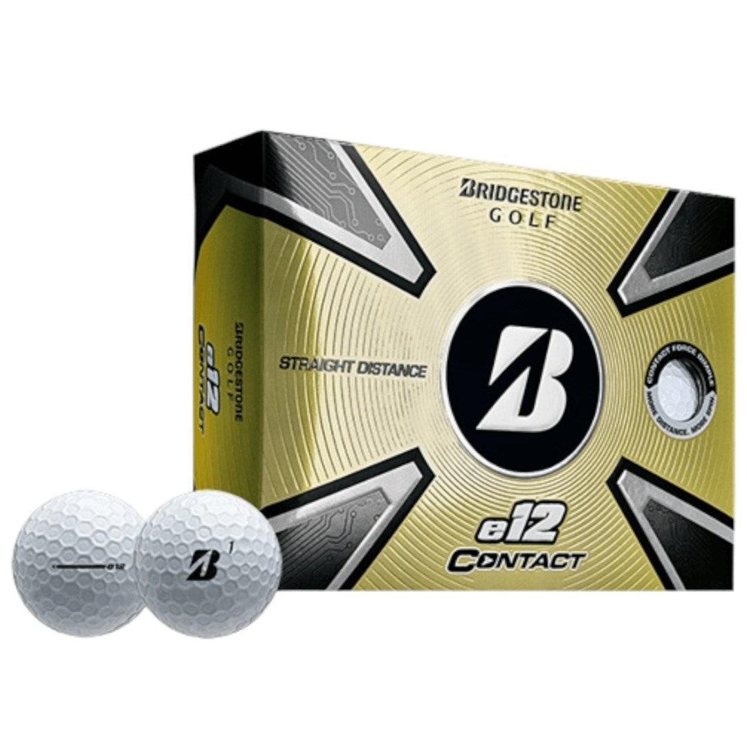 Bridgestone E12 Contact Golf Balls | White