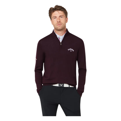 Callaway Blended Merino 1/4 Zip Golf Sweater CGGF80M1