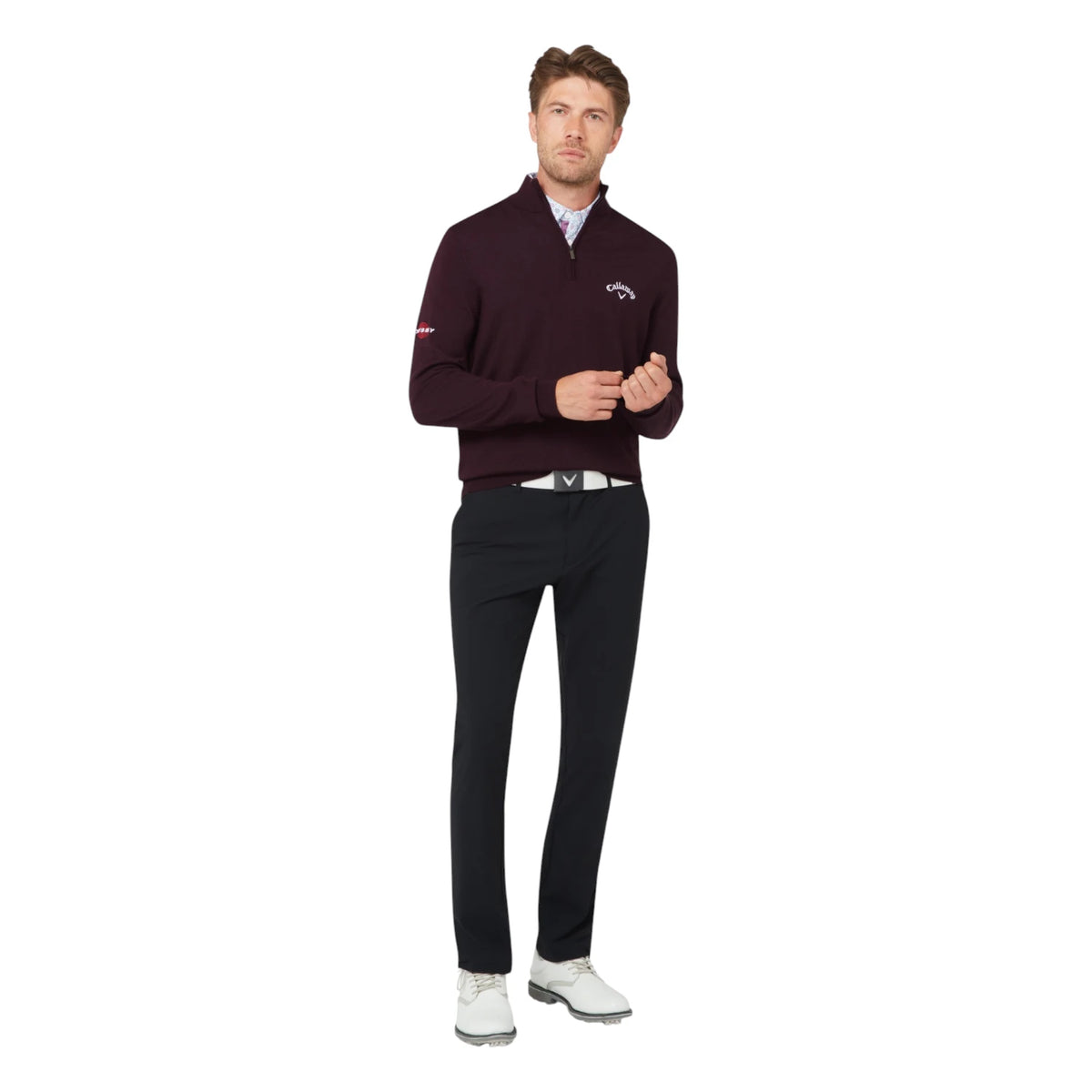 Callaway Blended Merino 1/4 Zip Golf Sweater CGGF80M1