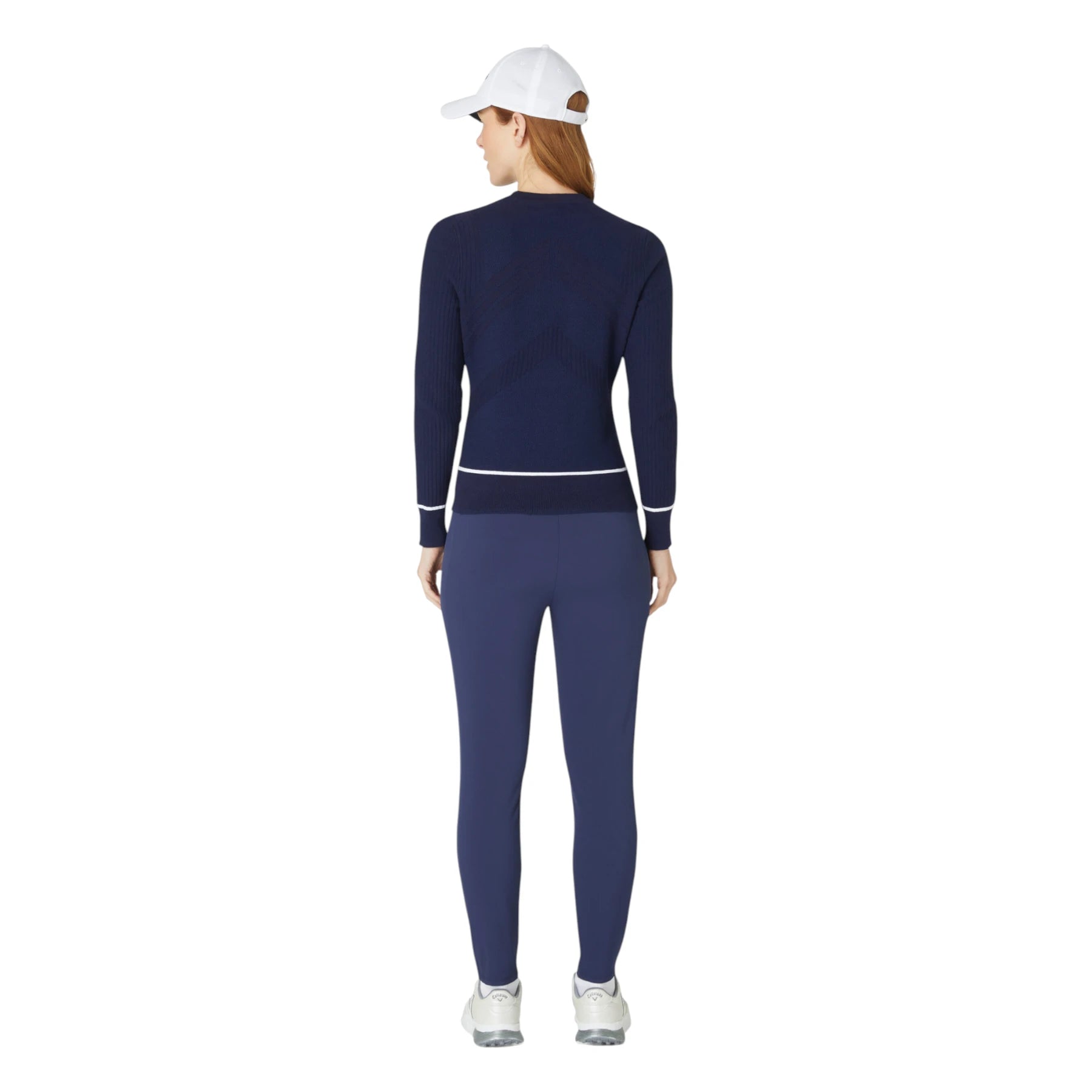 Callaway Ladies Multi Stitch Chevron Golf Sweater CGGSF180