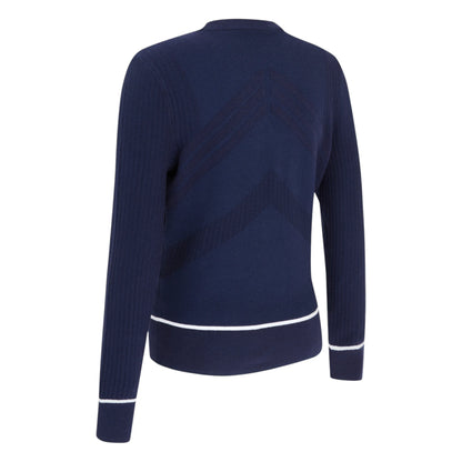 Callaway Ladies Multi Stitch Chevron Golf Sweater CGGSF180