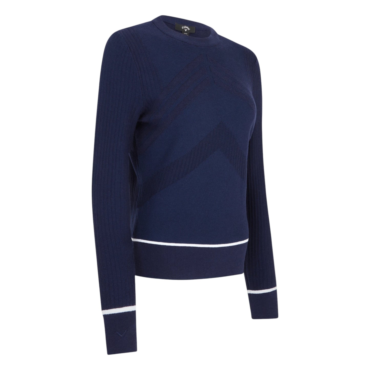 Callaway Ladies Multi Stitch Chevron Golf Sweater CGGSF180